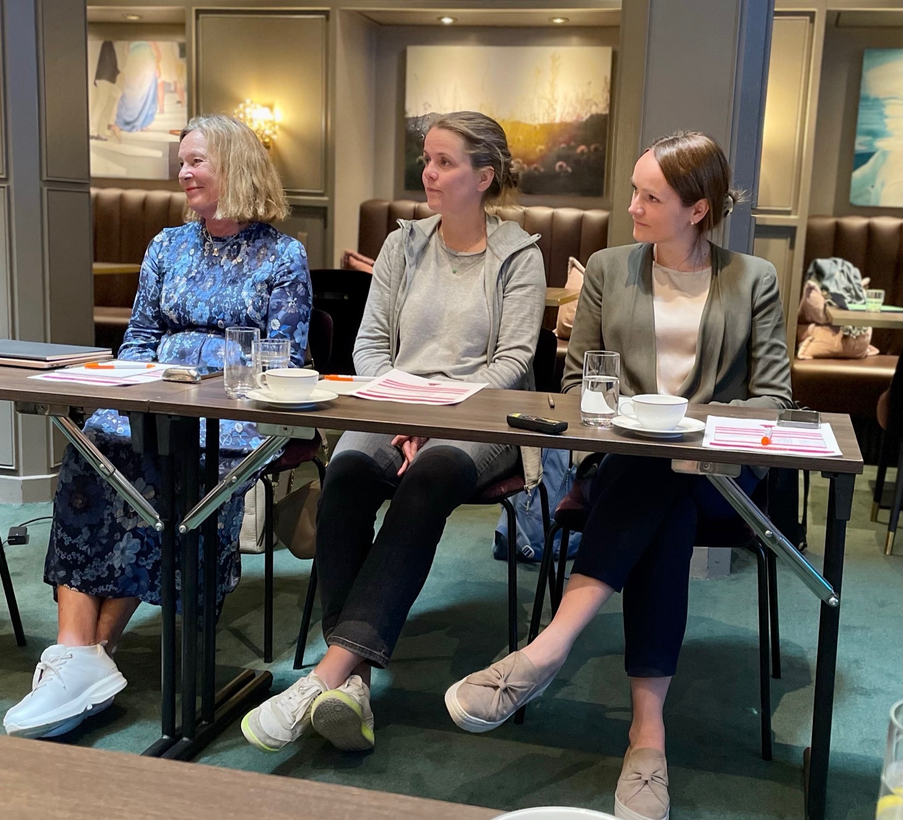 Hilde Eide og Olöf Birna Kristjandottir, som begge har vært med i EPIO prosjektet fra idéfasen, og Elise Flakk Nordang.